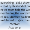 blessed to give