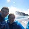 us at Niagara Falls. Kyle fails at smiling.